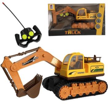 RC Távirányítós exkavátor markológép 5 funkcióval 27MHz 30cm kép