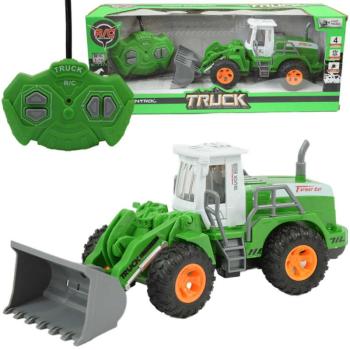 RC Távirányítós homlokrakodó farm munkagép fényeffektekkel 1/30-as méretarányban 20cm kép