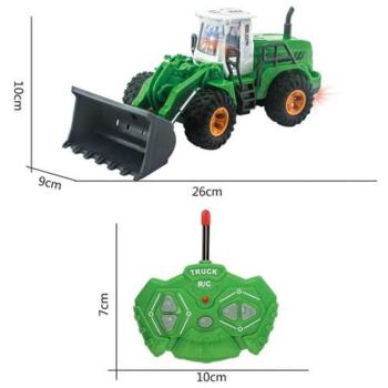 RC távirányítós homlokrakodó munkagép 1/30 27MHz kép