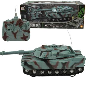 RC Távirányítós M1 Abrams tank fénnyel és hanggal 1/32-es méretarány 22cm kép