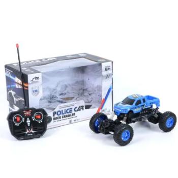 RC Távirányítós rendőrségi crawler terepjáró 1/18 kép