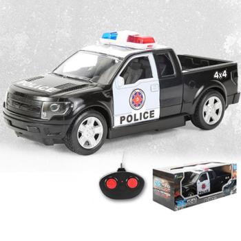 RC távirányítós rendőrségi pick-up autó 22cm kép