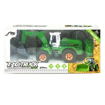 RC Truck zöld távirányítós munkagép 1/30 27MHz kép