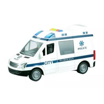 Rendőrautó fény- és hanghatásokkal, nyitható ajtóval kép