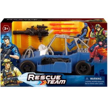 Rescue Team rendőrségi Buggy járgány figurával kép