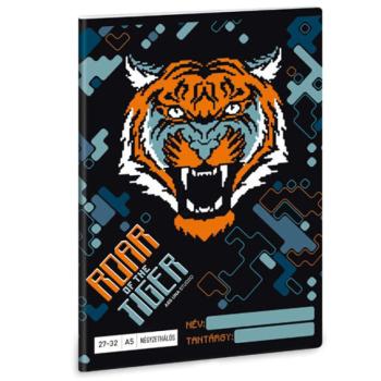 Roar of the Tiger 4.osztályos kockás füzet A/5 kép