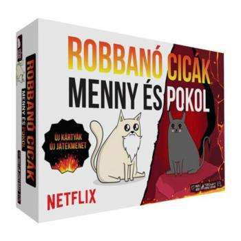 Robbanó cicák - Menny és pokol! társasjáték kép