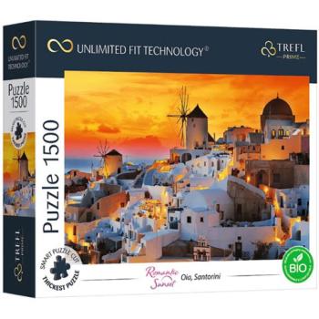 Romantikus naplemente, Oia, Santorini 1500db-os puzzle - Trefl kép