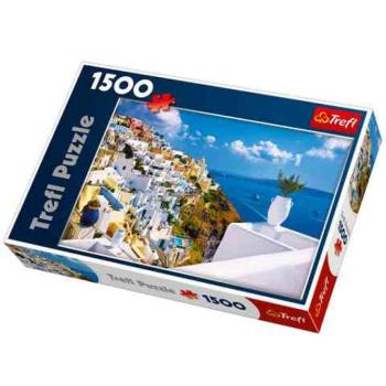 Santorini Görögország 1500 db-os puzzle kép