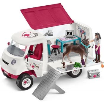 Schleich Horse Club: Mobil állatkórház hannoveri csikóval 42439 kép