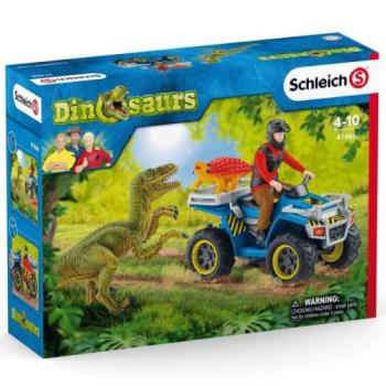 Schleich: Menekülés quaddal a Velociraptor elől 41466 kép