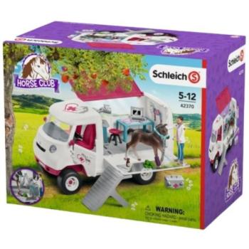 Schleich: mobil állatorvos hannoveri csikóval 42370 kép