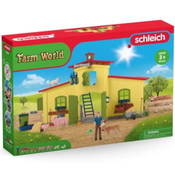 Schleich: Nagy farm istállóval és állatokkal 42605 kép