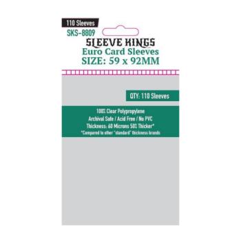 Sleeve Kings Euro kártyavédő (110 db-os csomag) 59 x 92 mm kép