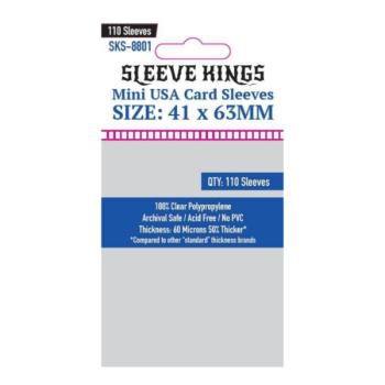 Sleeve Kings mini USA kártyavédő (110 db-os csomag) 41 x 63 mm kép