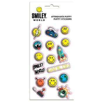 Smiley 3D pufi matrica szett 10x22cm-es íven kép