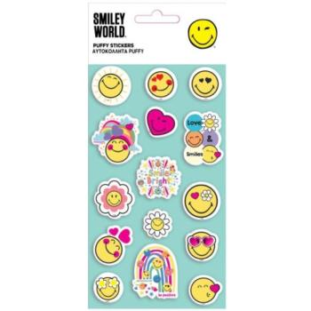 Smiley ikonok 3D pufi matrica szett 10x22cm-es íven kép