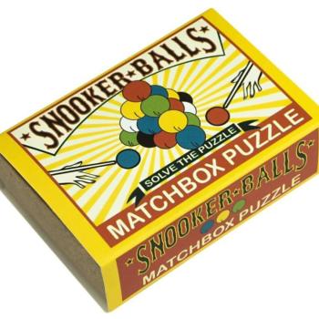 Snooker Balls Matchbox Professor Puzzle ördöglakat kép