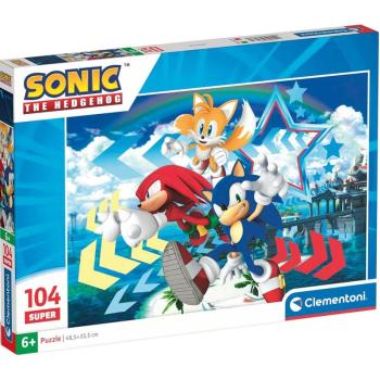 Sonic a sündisznó és barátai 104db-os puzzle - Clementoni kép