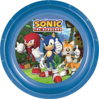 Sonic: Műanyag lapostányér - 25 cm kép