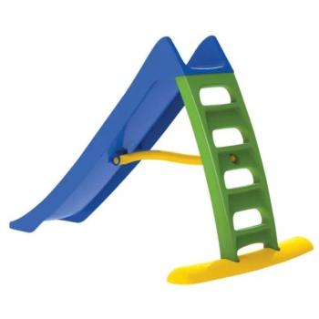 Speed csúszda vízcsatlakozóval, 170 cm - kék-zöld kép