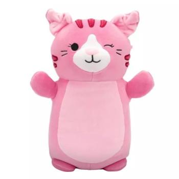 Squishmallows HugMees: Geraldine, a rózsaszín skót lógófülű cica - 25 cm kép
