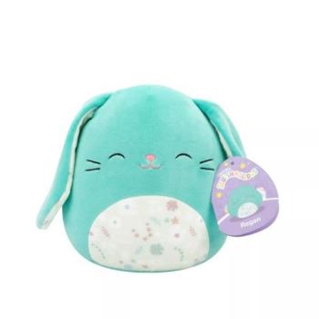 Squishmallows: Regan, a türkiz nyuszi virágos hassal - 20 cm kép