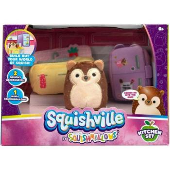 Squishville mini plüss játékkészlet - Konyhai készlet kép