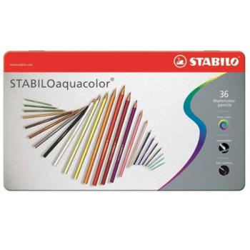 Stabilo: Aquacolor színesceruza szett fém dobozban 36db kép