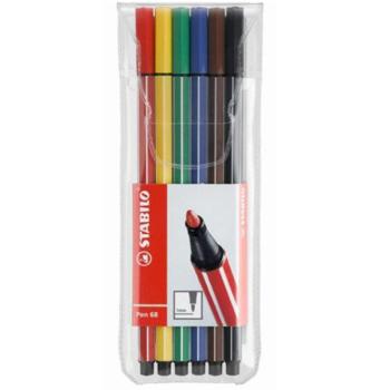 Stabilo: Pen 68 1,4mm rostirón 6db-os szett kép