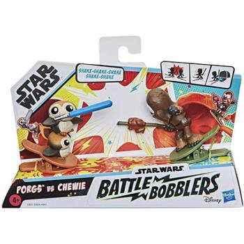 Star Wars Battle Bobblers Porgs vs Chewie csipeszes figura - Hasbro kép