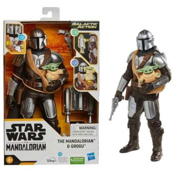 Star Wars: Galactic Action A Mandalorian és Grogu figura - Hasbro kép