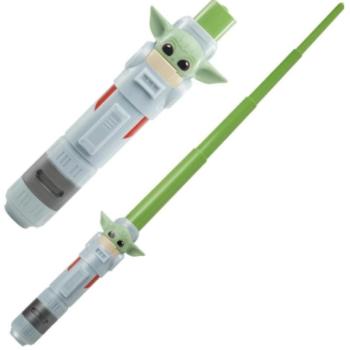 Star Wars Lightsaber Squad: Baby Yoda 'Grogu' kinyitható fénykard - Hasbro kép