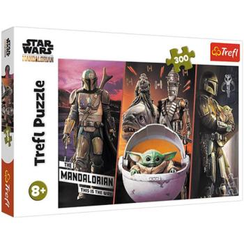 Star Wars: Titokzatos Baby Yoda puzzle 300db-os - Trefl kép