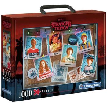 Stranger Things 1000db-os puzzle bőröndben - Clementoni kép