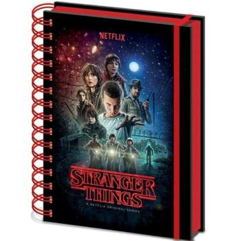 Stranger Things (One Sheet) A/5 jegyzetfüzet kép