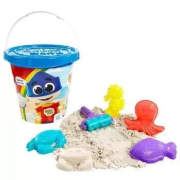 Super Sand: Szuper kinetikus homok szett vödörben, homokozó formákkal kép