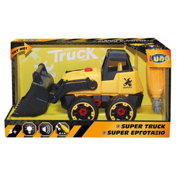 Super Truck Szétszerelhető rakodógép 29cm-es fénnyel és hanggal kép