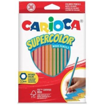 SuperColor háromszög alakú 36db-os színesceruza készlet - Carioca kép