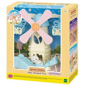 Sylvanian Families Bébi vidámpark szélmalommal és cicával kép