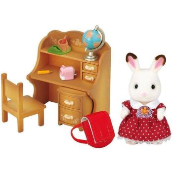 Sylvanian Families Csoki nyuszi lány íróasztallal kép