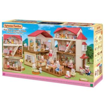 Sylvanian Families: Emeletes ház piros tetővel és fénnyel kép