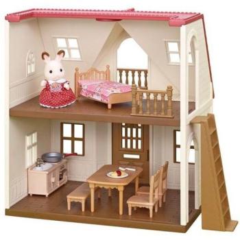 Sylvanian Families piros tetős kezdő ház szett kép