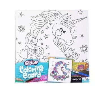 Szám szerinti kifestő szett - Unikornis kép