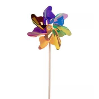 Színes műanyag szélforgó - 31 cm kép