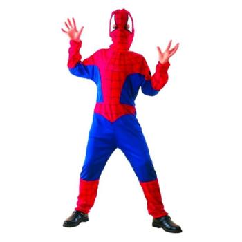 Szuperhős jelmez - 130-140 cm, piros-kék kép