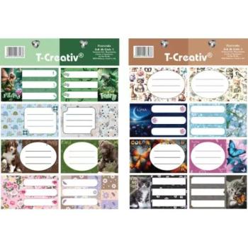 T-Creativ: Girls füzetcímke - 2 x 8 db kép