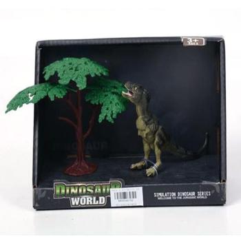 T-rex figura fával 12cm kép