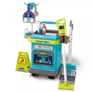 Takarítókocsi hangot adó porszívóval - 69 részes kép