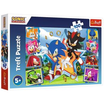 Találkozás Sonic-kal 100 db-os puzzle - Trefl kép